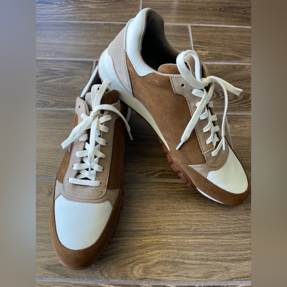 Clarks "Craftlo Lace"  Dark Tan Combination